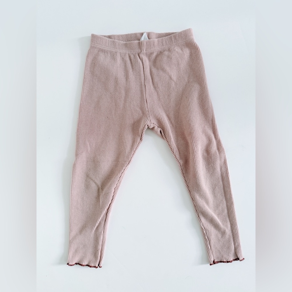 Zara waffle leggings kids